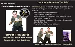 Knife 2- Support the Knife with Strikes, Kicks and Grappling